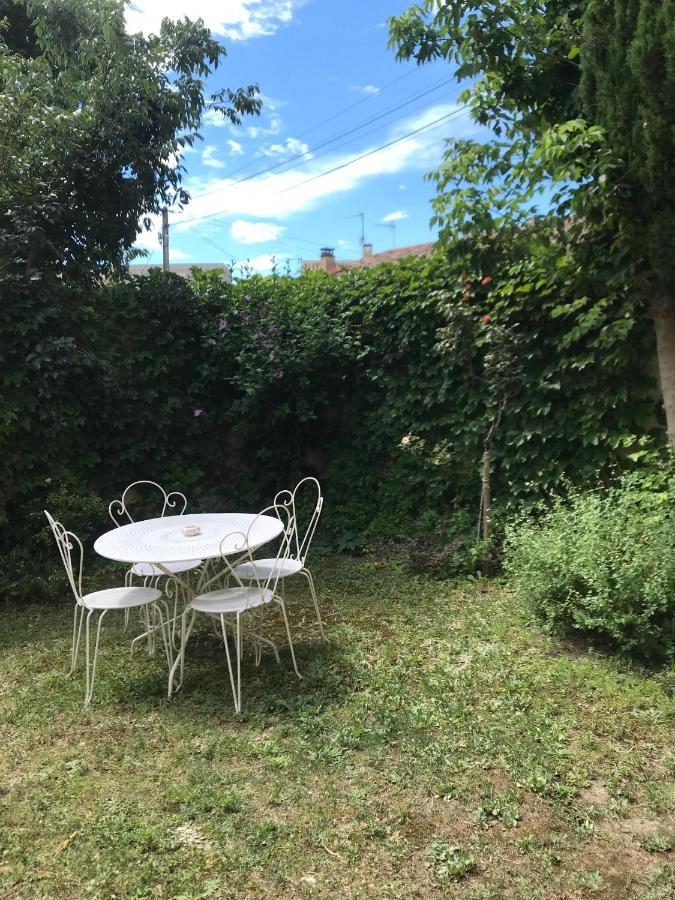 Location Studio Meuble Avec Jardin Sorgues Exterior foto